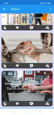 No Smoking Day Greeting Quotes android App screenshot 5